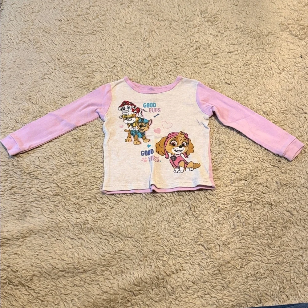 (3) Toddler Long Sleeve Pajama Tops